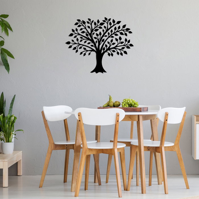 Wallity Accesorio Decorativo de Pared 462, Metal Negro 70x57 cm